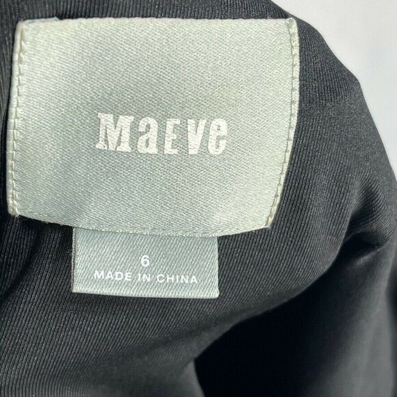 Anthropologie MAEVE Sz 6 Color Blocked Nylon Skirt - Picture 5 of 8